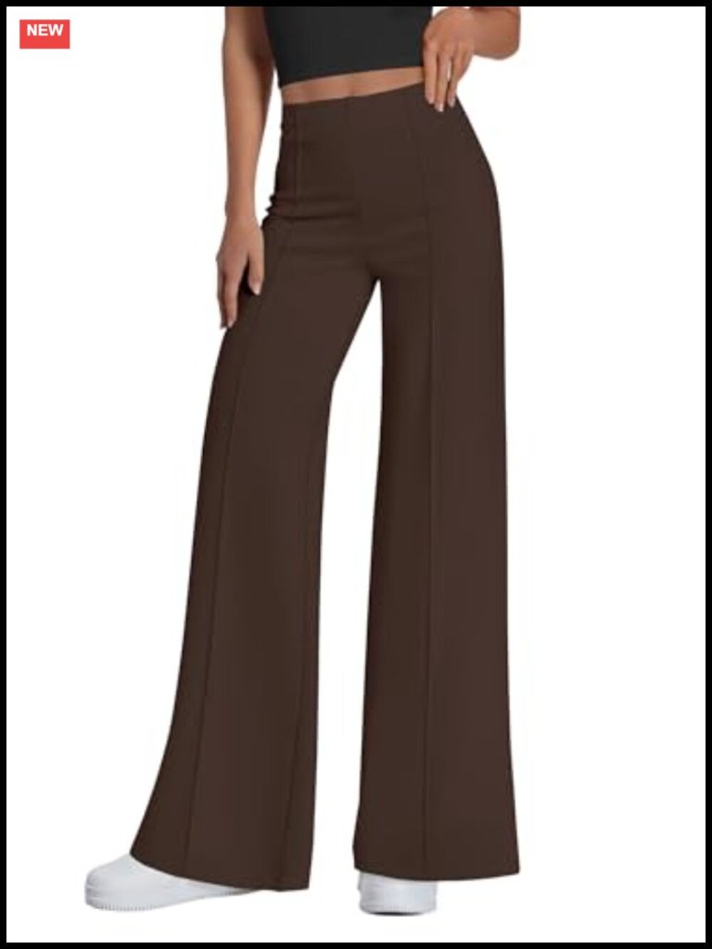 Wide Leg Palazzo Pants High Waisted Stretch Trousers Lounge Dressy Casual